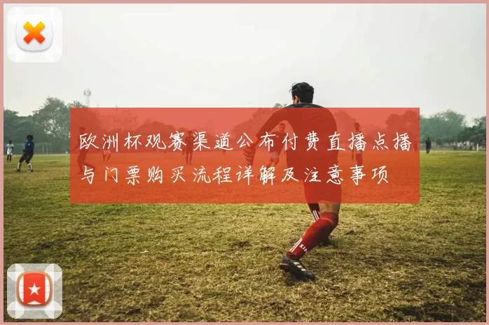 欧洲杯观赛渠道公布付费直播点播与门票购买流程详解及注意事项